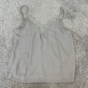 Amaryllis Emily Eyelash Lace Trimmed Lined Front Cami Camisole New